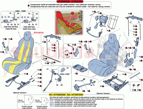 Part Diagram for Ferrari 83037600