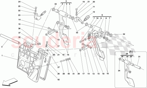 Part Diagram for Ferrari 180559