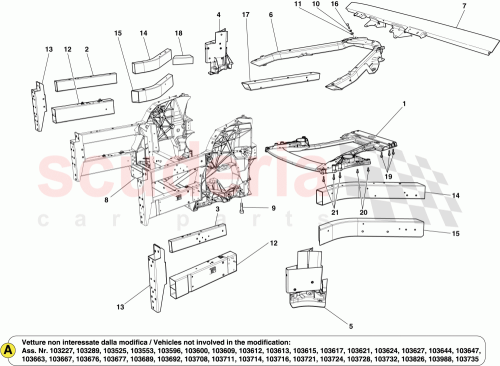 Part Diagram for Ferrari 985270343