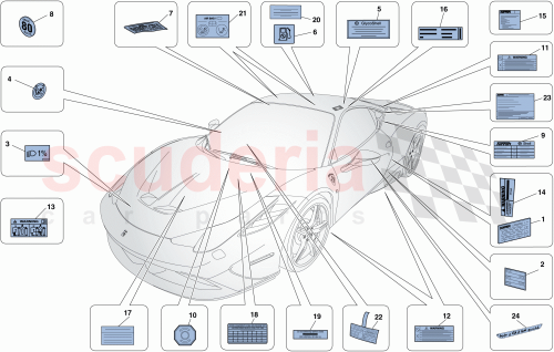 Part Diagram for Ferrari 302689