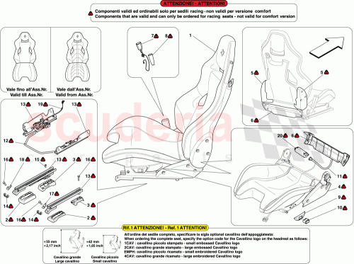 Part Diagram for Ferrari 82664200