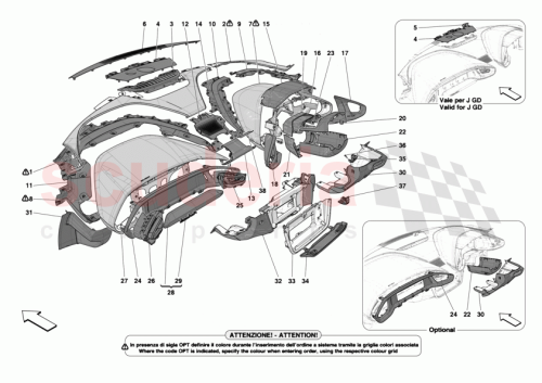 Part Diagram for Ferrari 55073949