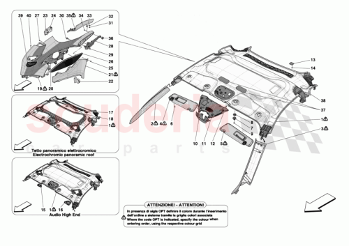 Part Diagram for Ferrari 914738