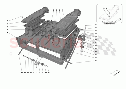 Part Diagram for Ferrari 085663600