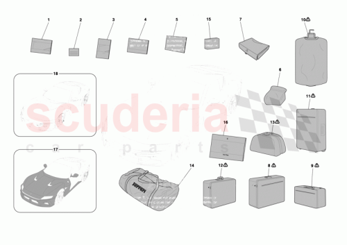 Part Diagram for Ferrari 55027317