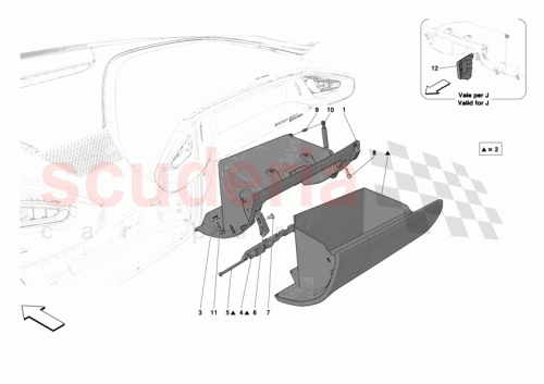 Part Diagram for Ferrari 070008482