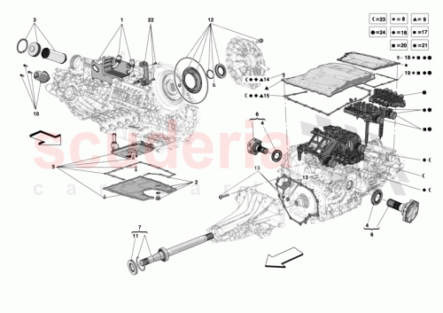 Part Diagram for Ferrari 055024221