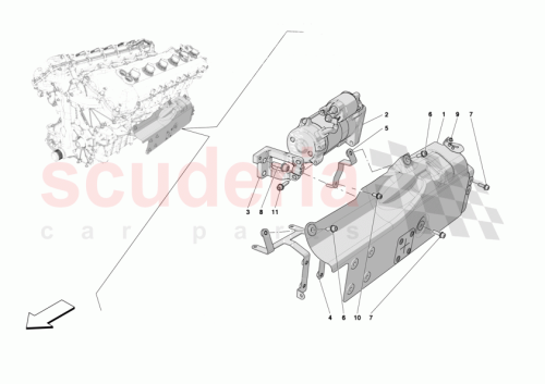 Part Diagram for Ferrari 000887529