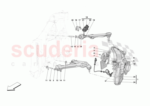 Part Diagram for Ferrari 55025988