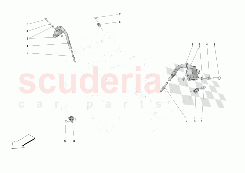 Part Diagram for Ferrari 334070