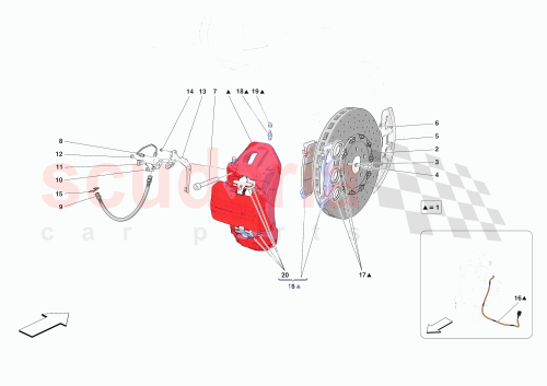 Part Diagram for Ferrari 860095