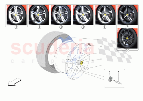 Part Diagram for Ferrari 984956