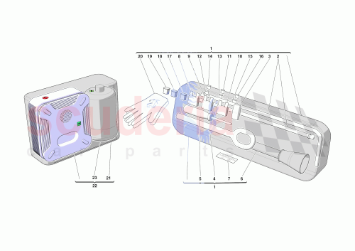 Part Diagram for Ferrari 873614