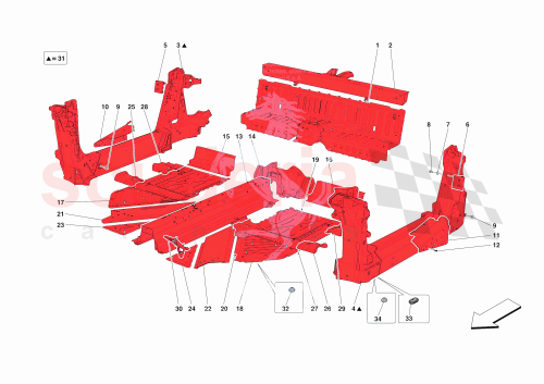 Part Diagram for Ferrari 985907531