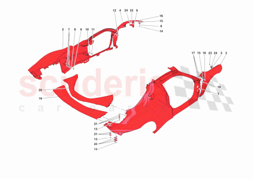 Part Diagram for Ferrari 955480