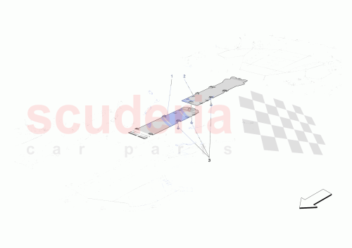 Part Diagram for Ferrari 980516