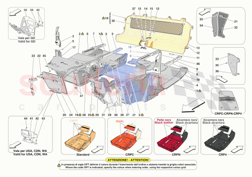 Part Diagram for Ferrari 971581