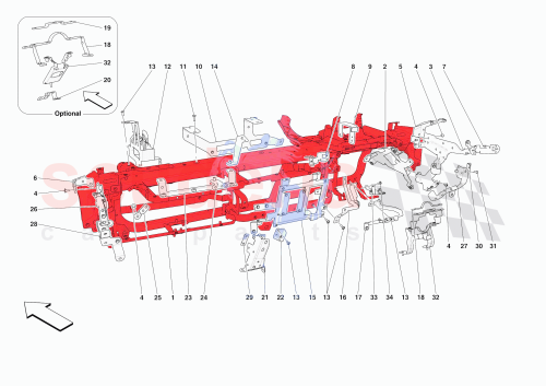 Part Diagram for Ferrari 820918