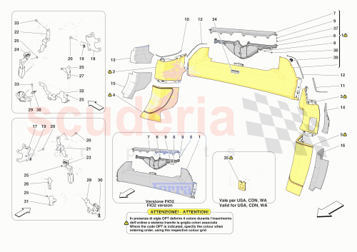 Part Diagram for Ferrari 972695