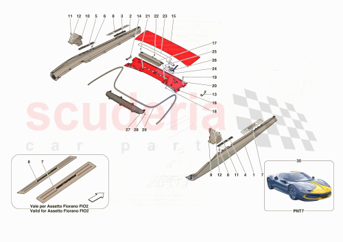 Part Diagram for Ferrari 821740