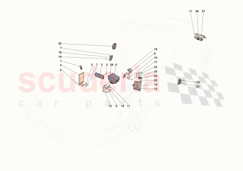 Part Diagram for Ferrari 797005