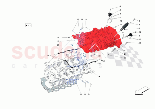 Part Diagram for Ferrari 979085
