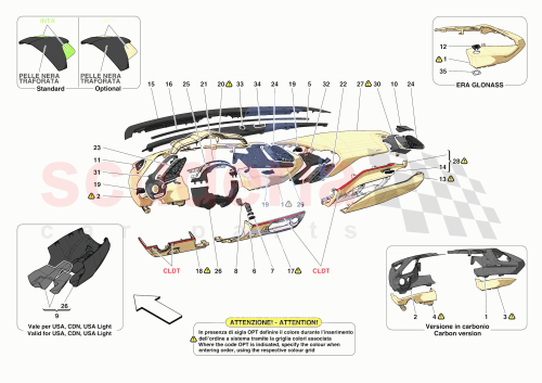 Part Diagram for Ferrari 86167600