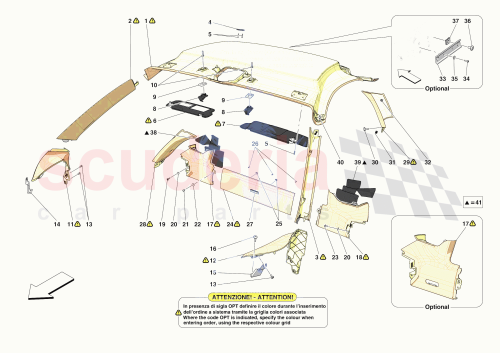 Part Diagram for Ferrari 86187300