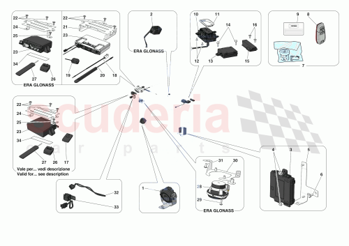 Part Diagram for Ferrari 982069