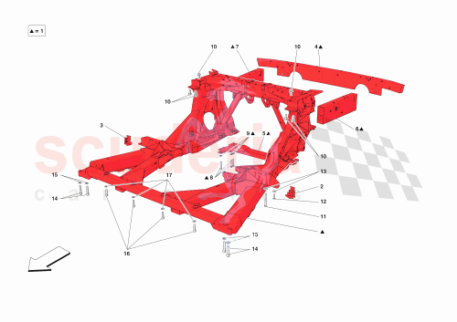 Part Diagram for Ferrari 985812466