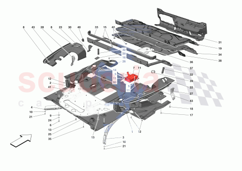 Part Diagram for Ferrari 316527