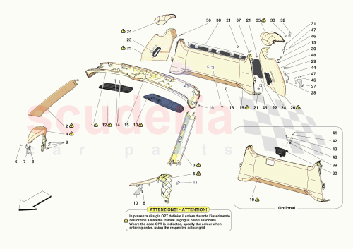 Part Diagram for Ferrari 833106