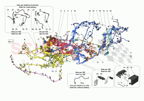 Part Diagram for Ferrari 953538