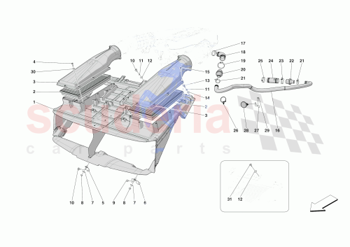 Part Diagram for Ferrari 791963