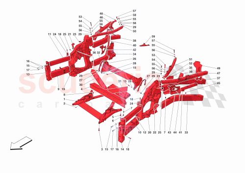 Part Diagram for Ferrari 985330038