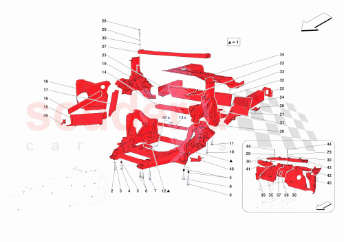 Part Diagram for Ferrari 985839680