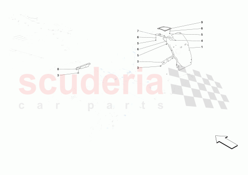 Part Diagram for Ferrari 834406