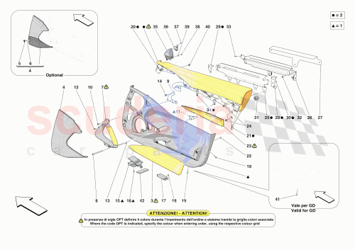 Part Diagram for Ferrari 917664