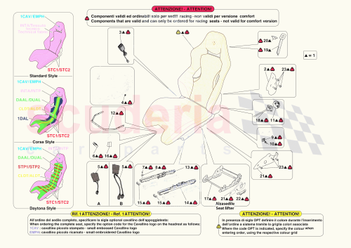 Part Diagram for Ferrari 000780264