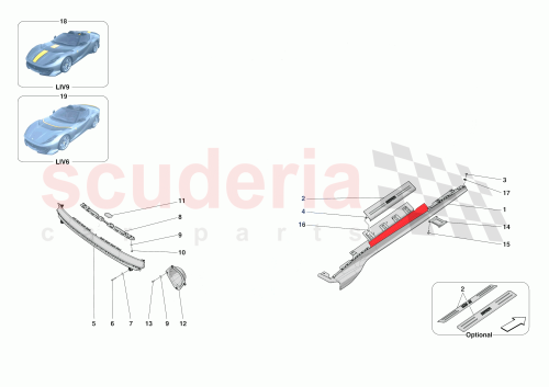 Part Diagram for Ferrari 070007542