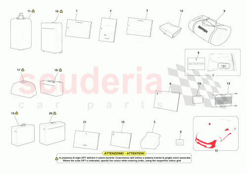 Part Diagram for Ferrari 949261