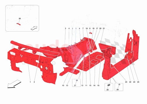 Part Diagram for Ferrari 985281535
