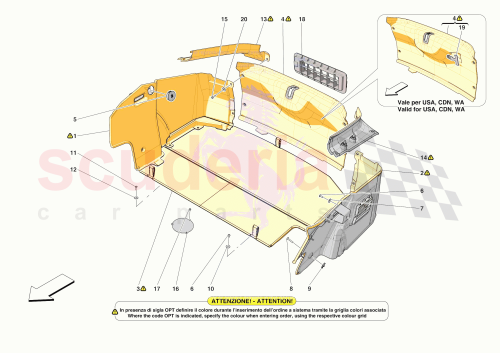 Part Diagram for Ferrari 956926