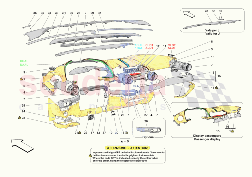 Part Diagram for Ferrari 000977491