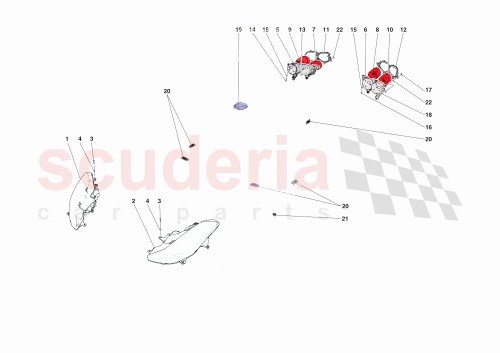 Part Diagram for Ferrari 338469