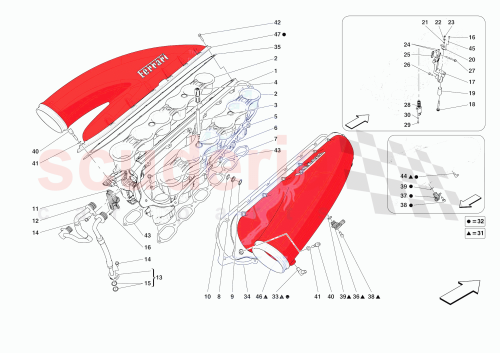 Part Diagram for Ferrari 903135