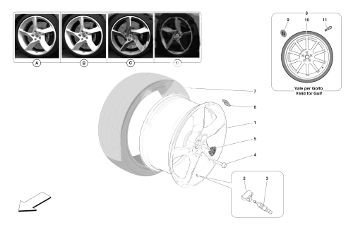 Part Diagram for Ferrari 854399
