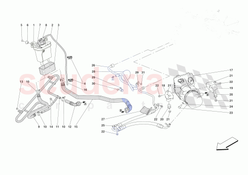 Part Diagram for Ferrari 945386