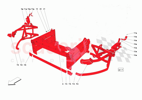 Part Diagram for Ferrari 806542