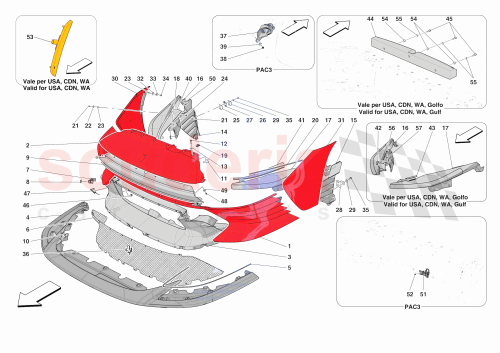Part Diagram for Ferrari 943881